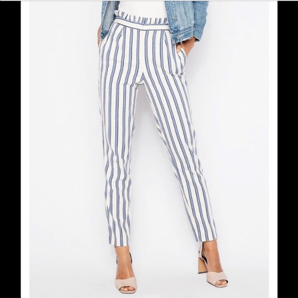 Express Pants - Express High Rise Striped Pant